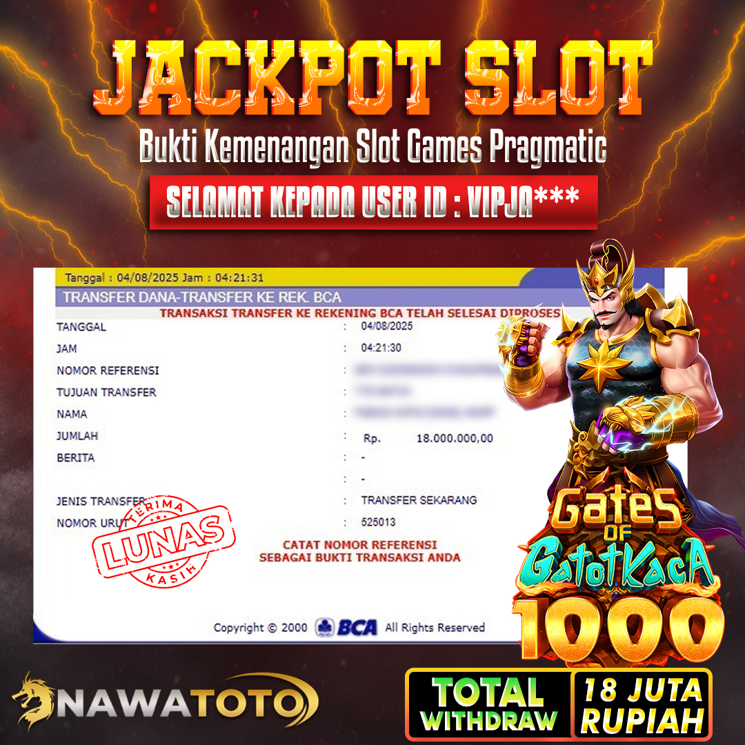 Bukti Jackpot