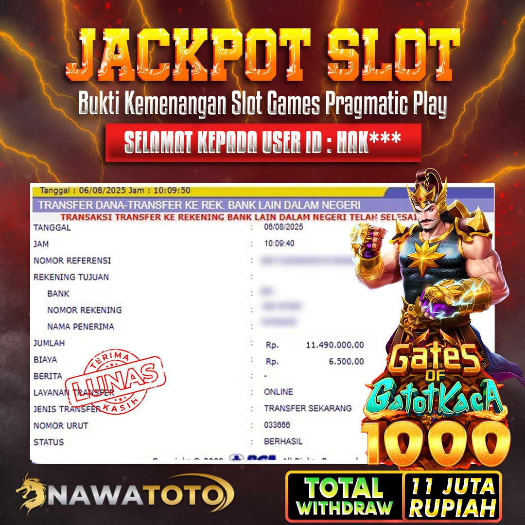 Bukti Jackpot