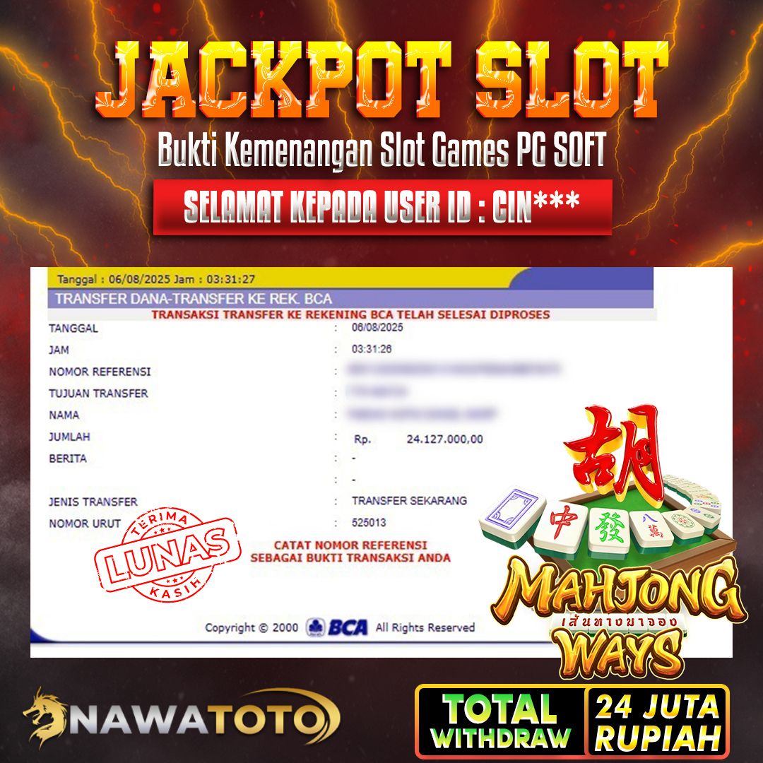 Bukti Jackpot