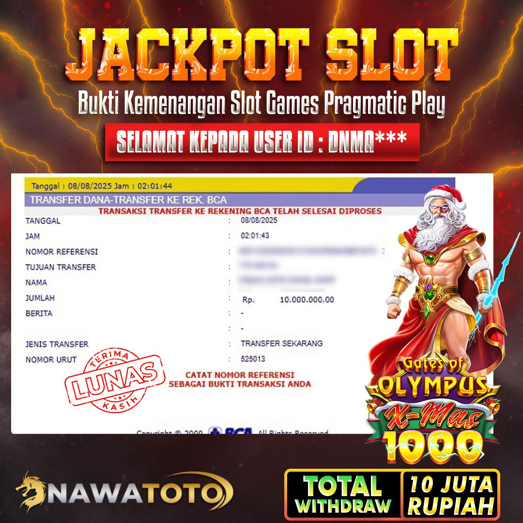Bukti Jackpot