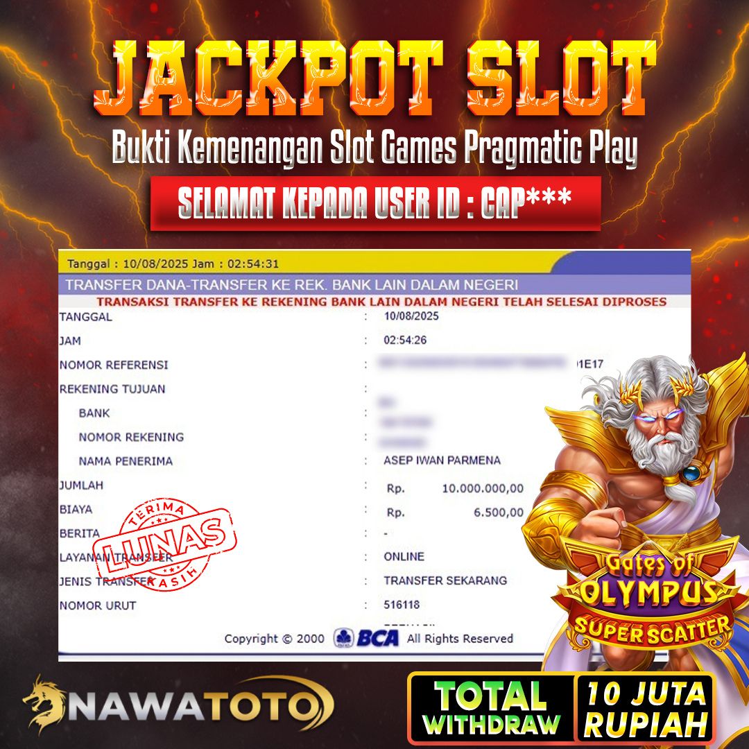 Bukti Jackpot