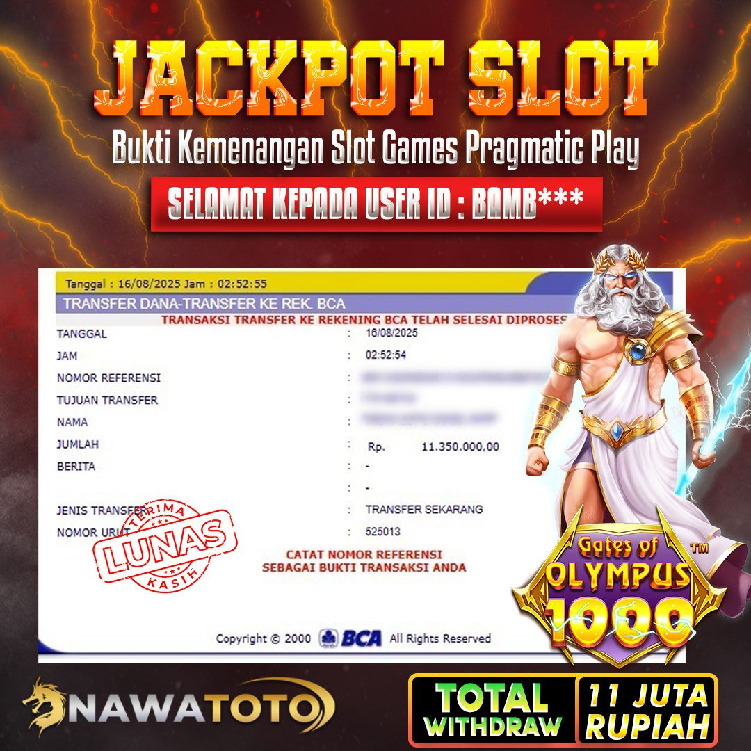 Bukti Jackpot