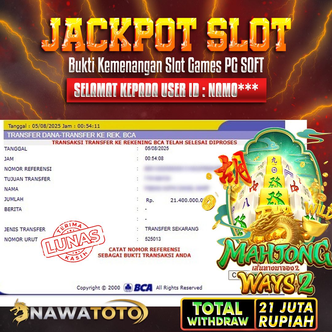 Bukti Jackpot